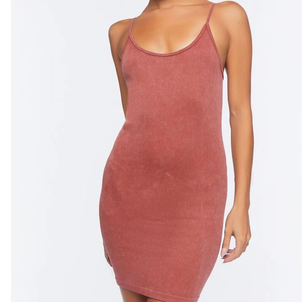Forever 21 Seamless Ribbed Cami Mini Dress
